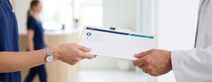 Passing medical records